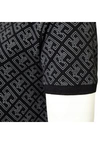 Bawełniana, Męska Koszulka Polo - Pako Jeans - Czarna, Wzór. Okazja: na co dzień. Typ kołnierza: polo. Kolor: czarny. Materiał: bawełna. Styl: casual #2