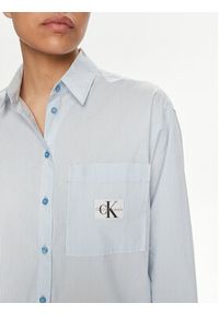 Calvin Klein Jeans Koszula J20J222610 Niebieski Relaxed Fit. Kolor: niebieski. Materiał: bawełna #4