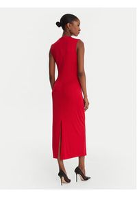 Rinascimento Sukienka koktajlowa CFC0125010003 Czerwony Slim Fit. Kolor: czerwony. Materiał: syntetyk. Styl: wizytowy #2