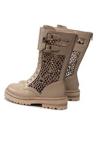Pinko - PINKO Botki Noemi Stivale PE 22 BLKS1 1H212D Y87W Beżowy. Kolor: beżowy. Materiał: skóra #4