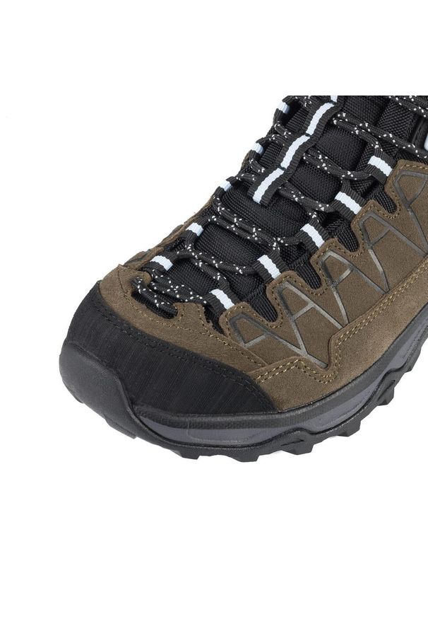 ALPINE PRO - Buty trekkingowe Alpine Pro Vete skórzane. Kolor: brązowy. Materiał: skóra