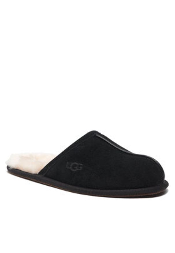 Ugg Kapcie M Scuff 1101111 Czarny. Kolor: czarny. Materiał: skóra