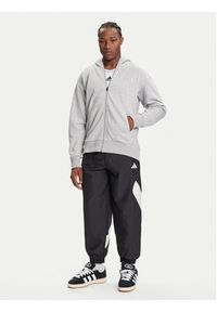 Adidas - adidas Bluza ALL SZN Fleece IY4159 Szary Loose Fit. Kolor: szary. Materiał: syntetyk, bawełna #4