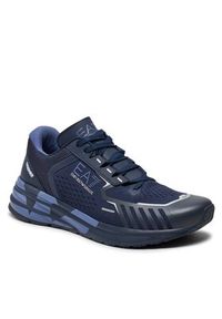 EA7 Emporio Armani Sneakersy X8X094 XK239 T503 Granatowy. Kolor: niebieski. Materiał: materiał