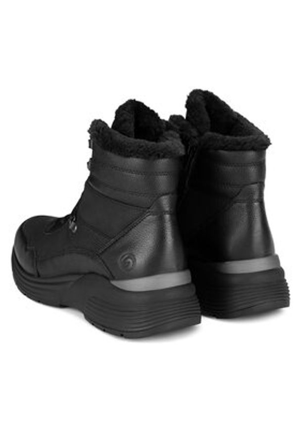 Remonte Trzewiki D6684-02 Czarny. Kolor: czarny. Materiał: skóra