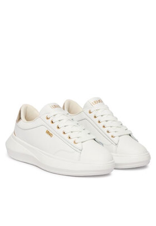 Liu Jo Sneakersy Casper 01 BA6069 PX026 Biały. Kolor: biały. Materiał: skóra