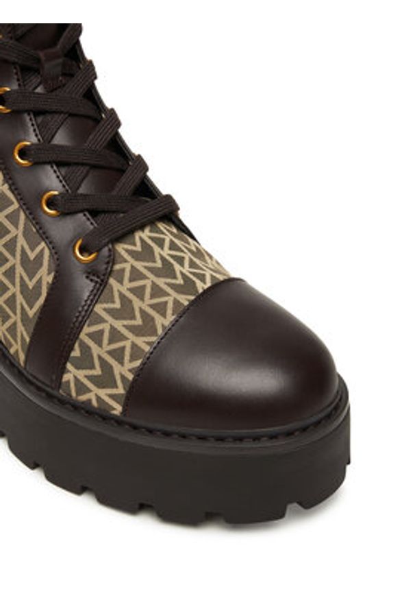 MICHAEL Michael Kors Botki Blake 40T5BKFE5Y Brązowy. Kolor: brązowy. Materiał: materiał