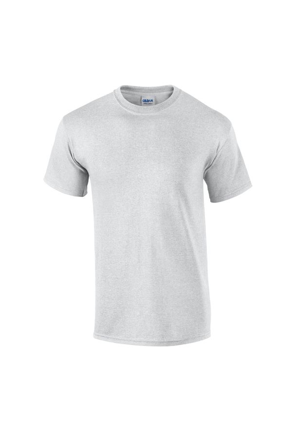 GILDAN - Bawełniana Koszulka Unisex Dla Dorosłych Ultra Ash. Kolor: szary, fioletowy, wielokolorowy. Materiał: bawełna. Sport: turystyka piesza