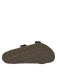Birkenstock Klapki Uji 1029200 Brązowy. Kolor: brązowy. Materiał: zamsz, skóra #3