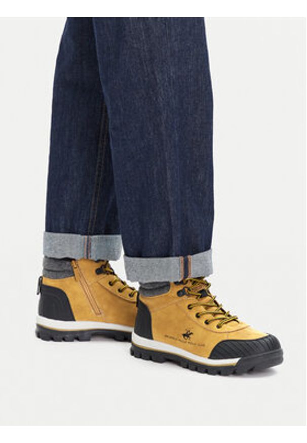 Beverly Hills Polo Club Trzewiki CEO-AVO-80857-006 Brązowy. Kolor: brązowy. Materiał: materiał