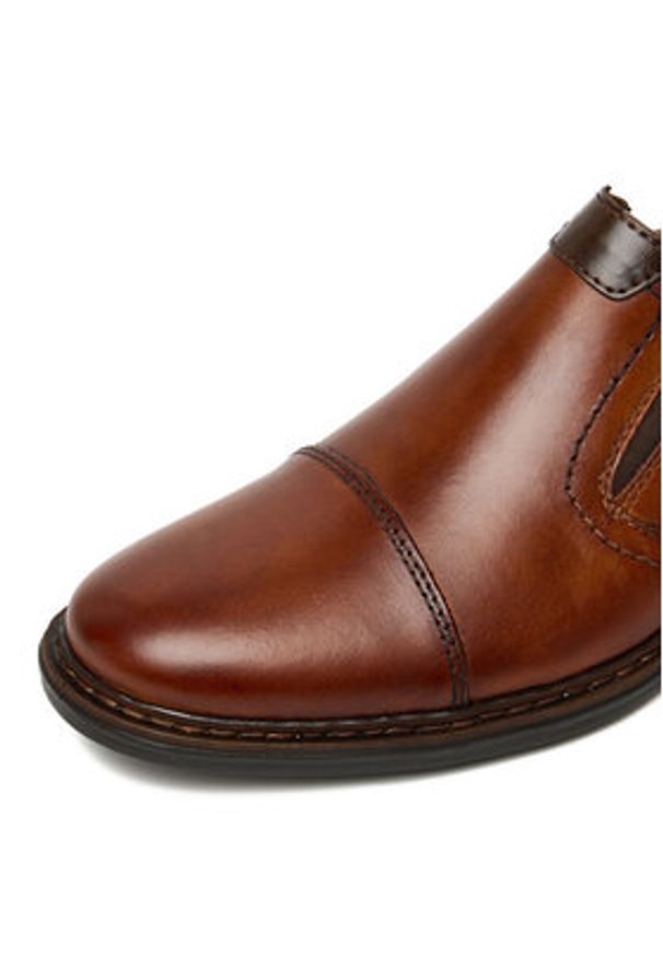 Rieker Półbuty 17659-23 Brązowy. Kolor: brązowy. Materiał: skóra