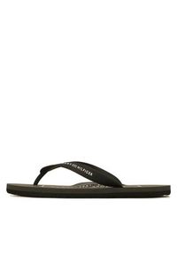 TOMMY HILFIGER - Tommy Hilfiger Japonki Rubber Hilfiger Beach Sandal FM0FM04468 Czarny. Kolor: czarny #4