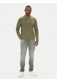 BOSS Longsleeve Tchark 50473286 Zielony Regular Fit. Kolor: zielony. Materiał: bawełna. Długość rękawa: długi rękaw #4