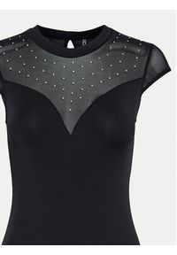 Pieces Body Rita 17153372 Czarny Slim Fit. Kolor: czarny. Materiał: syntetyk #3