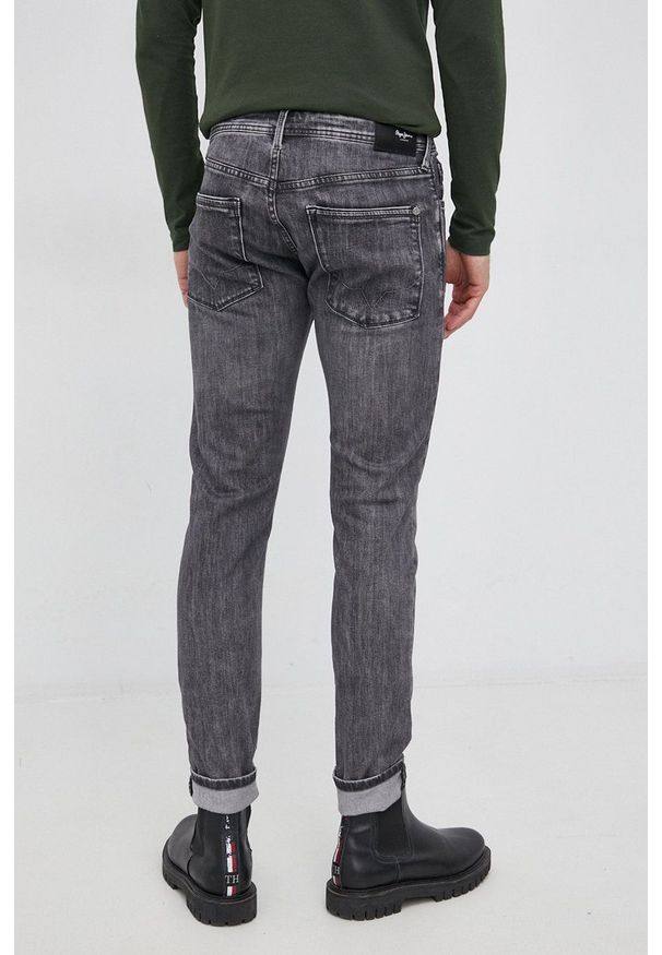 Pepe Jeans Jeansy Stanley męskie. Kolor: szary
