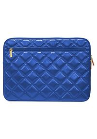 Guess Quilted 4G Sleeve 13'' - 14'' (niebieski). Kolor: niebieski. Materiał: materiał, skóra ekologiczna. Wzór: aplikacja. Styl: elegancki #2