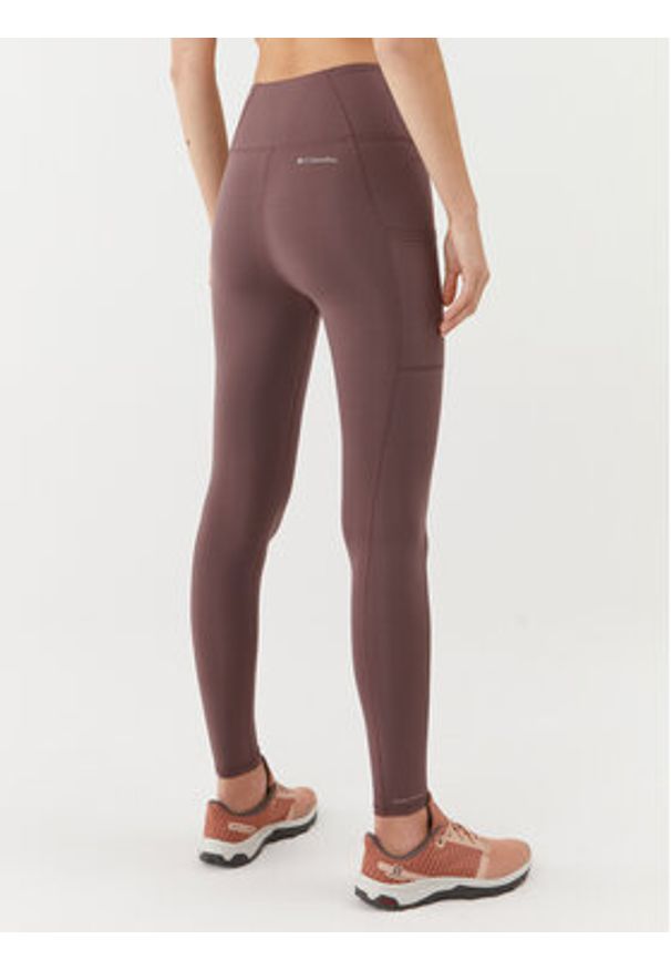 columbia - Columbia Legginsy Boundless Trek™ Legging Brązowy Regular Fit. Kolor: brązowy. Materiał: syntetyk
