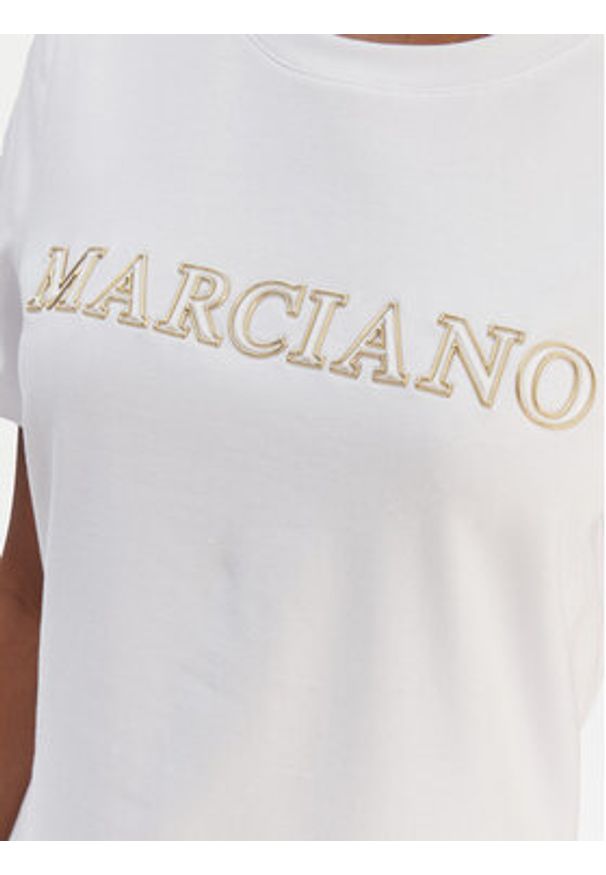Marciano Guess T-Shirt 6RGI04 6008A Biały Regular Fit. Kolor: biały. Materiał: bawełna