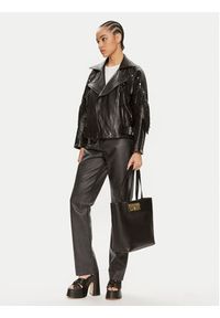 Versace Jeans Couture Torebka 75VA4BL8 Czarny. Kolor: czarny. Materiał: skórzane