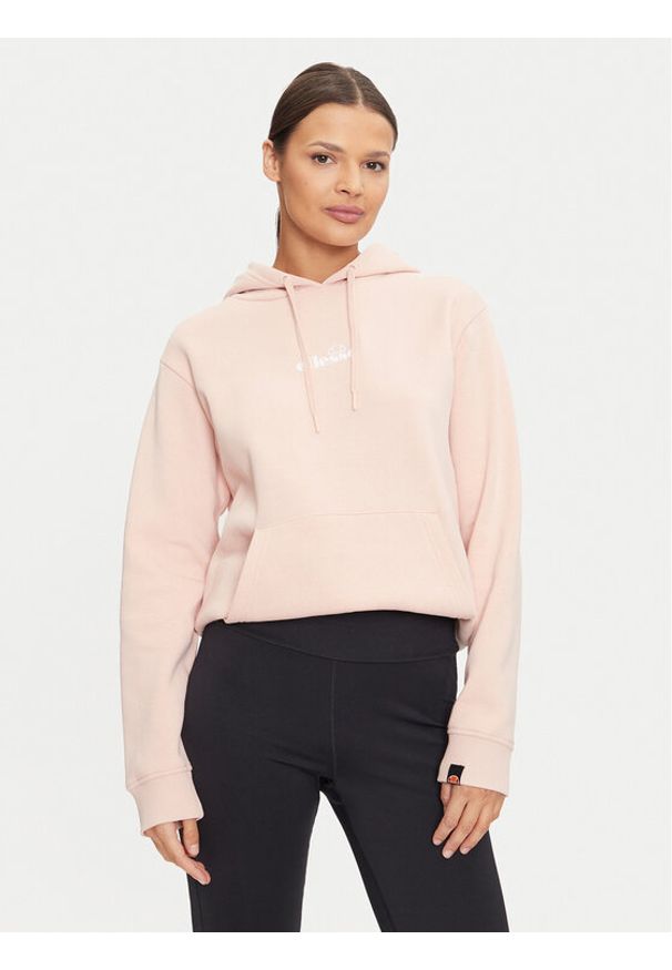 Ellesse Bluza Jazana SGP16460 Różowy Regular Fit. Kolor: różowy. Materiał: bawełna, syntetyk