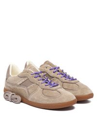 Nokwol Sneakersy August Beżowy. Kolor: beżowy. Materiał: skóra, zamsz #5