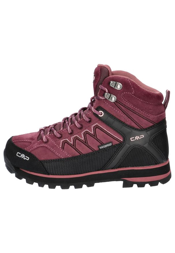 Buty trekkingowe damskie CMP MOON MID. Kolor: fioletowy, czarny, wielokolorowy. Materiał: skóra, materiał, syntetyk, guma, zamsz. Styl: sportowy. Sport: turystyka piesza
