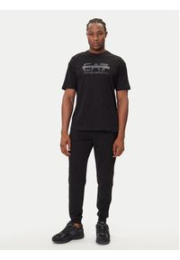 EA7 Emporio Armani T-Shirt 7M001129 AF10375 UC001 Czarny Modern Fit. Kolor: czarny. Materiał: bawełna #4