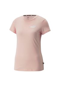 T-shirt z krótkim rękawem damski Puma ESS+ EMBROIDERY. Kolor: różowy. Długość rękawa: krótki rękaw. Długość: krótkie #1