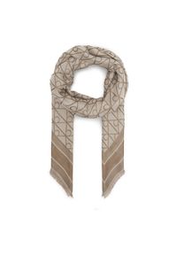 Calvin Klein Chusta Emblem Aop Jacquard Square Scarf LV04F8080G Beżowy. Kolor: beżowy #1