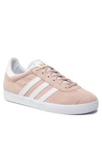 Adidas - adidas Sneakersy Gazelle J H01512 Beżowy. Kolor: beżowy. Materiał: zamsz, skóra #2