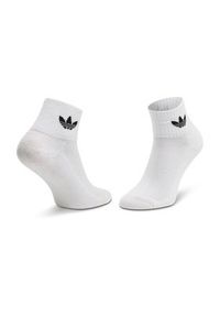 Adidas - adidas Zestaw 3 par wysokich skarpet unisex Mid-Cut Crew FT8529 Biały. Kolor: biały. Materiał: materiał #3