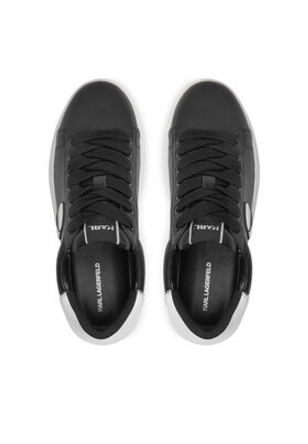 Karl Lagerfeld - KARL LAGERFELD Sneakersy KL57530 Czarny. Kolor: czarny. Materiał: skóra