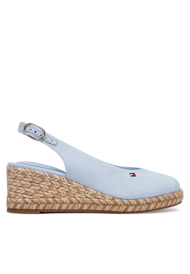 TOMMY HILFIGER - Espadryle Tommy Hilfiger. Kolor: niebieski