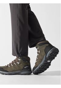 Jack Wolfskin Trekkingi Refugio Texapore Mid M 4049841 Khaki. Kolor: brązowy. Materiał: skóra. Sport: turystyka piesza #2
