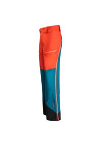 Spodnie narciarskie Jack Wolfskin Alpspitze 3L. Kolor: pomarańczowy, czerwony, wielokolorowy. Sport: narciarstwo