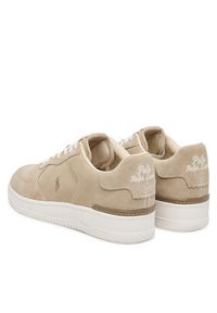Polo Ralph Lauren Sneakersy 809973704001 Beżowy. Kolor: beżowy. Materiał: zamsz, skóra #3