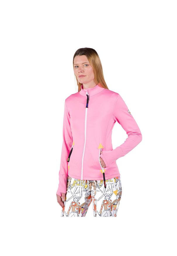 Bluza narciarska damska Rossignol Climi. Kolor: różowy. Sezon: zima. Sport: narciarstwo
