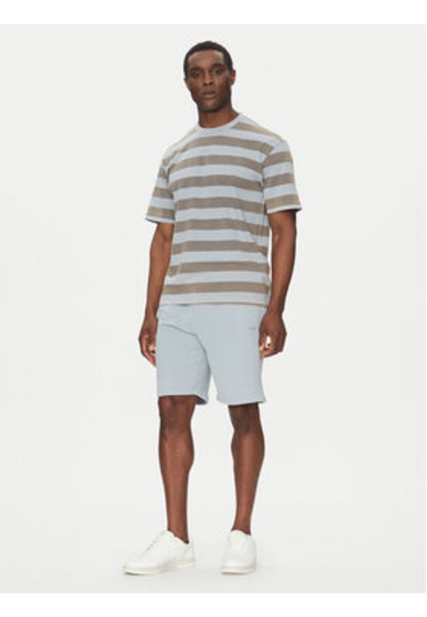 Hugo - HUGO T-Shirt Dockoe 50535283 Błękitny Relaxed Fit. Kolor: niebieski. Materiał: bawełna