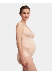 Chantelle Majtki ciążowe Pure Maternity C19P80 Beżowy. Kolekcja: moda ciążowa. Kolor: beżowy. Materiał: syntetyk