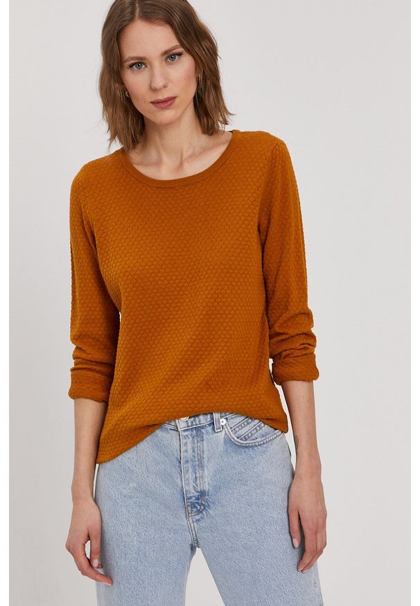 Vero Moda - Sweter. Kolor: żółty