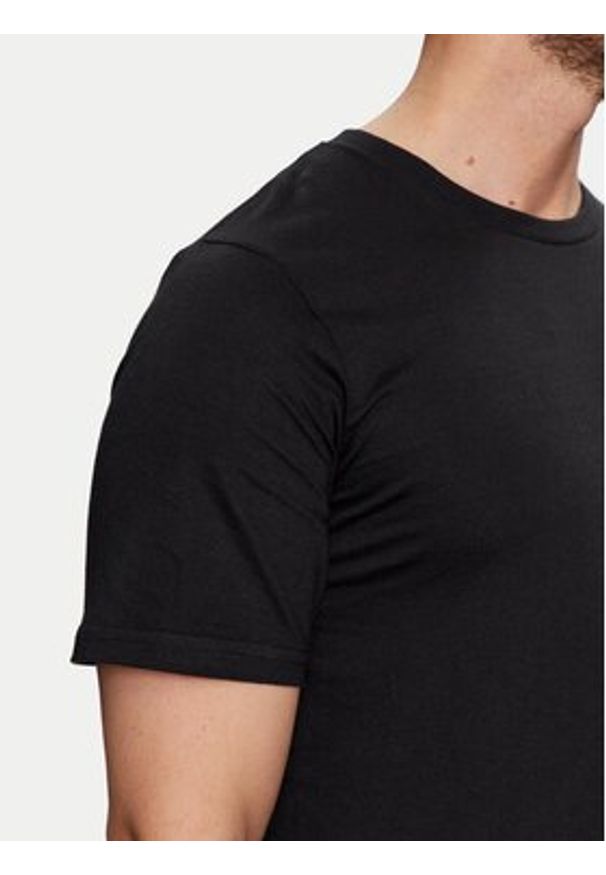 Jack & Jones Komplet t-shirtów Under 12248076 Czarny Standard Fit. Kolor: czarny. Materiał: bawełna, syntetyk