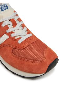 New Balance Sneakersy U574VPA Pomarańczowy. Kolor: pomarańczowy. Materiał: zamsz, skóra. Model: New Balance 574 #4
