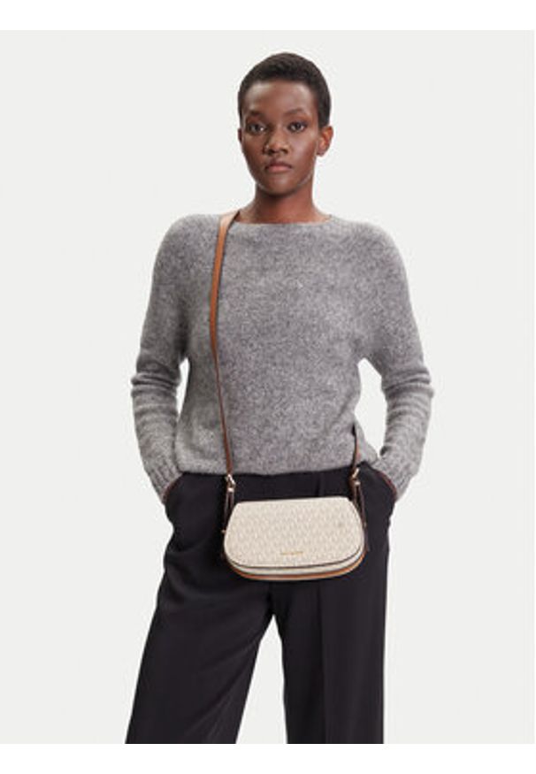 MICHAEL Michael Kors Torebka Lydia 32S5GL0C1B Écru. Materiał: skórzane