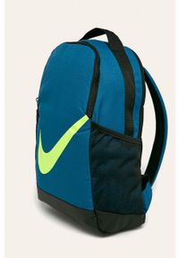 Nike Kids - Plecak dziecięcy. Kolor: niebieski. Materiał: poliester, materiał. Wzór: nadruk #5