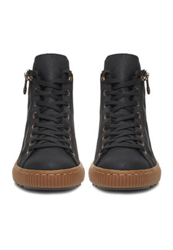 Rieker Trzewiki CEO-Z6610-00 Czarny. Kolor: czarny. Materiał: materiał