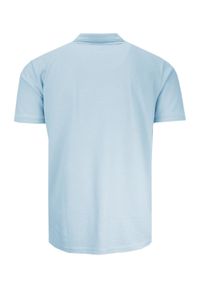 Vesari - Koszulka POLO, Błękitna, Jednokolorowa, Męska, Krótki Rękaw, Casualowa. Okazja: na co dzień. Typ kołnierza: polo. Kolor: niebieski. Materiał: bawełna. Długość rękawa: krótki rękaw. Długość: krótkie. Styl: casual #2