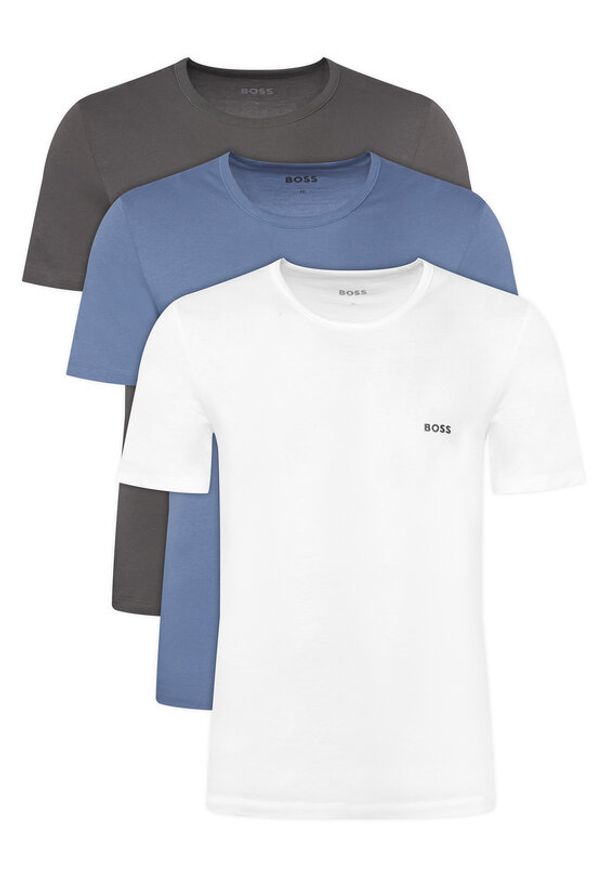 BOSS Komplet t-shirtów 50532468 Kolorowy Regular Fit. Materiał: bawełna. Wzór: kolorowy