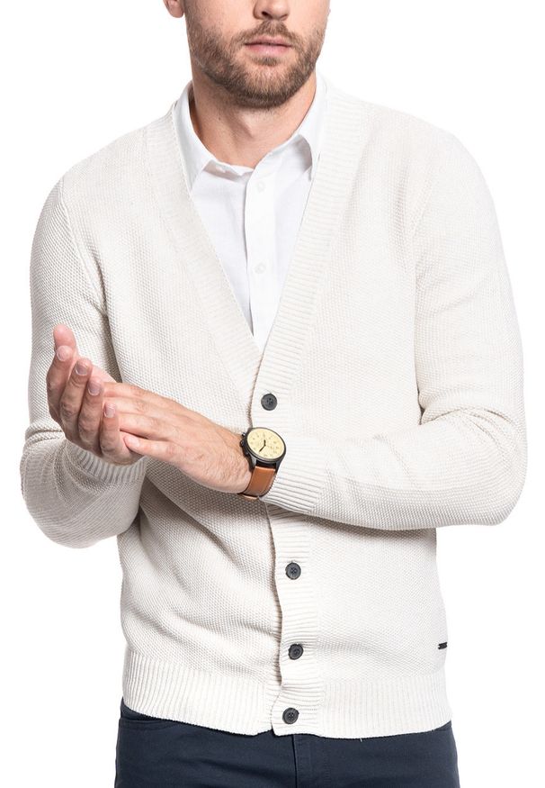 Mustang - MĘSKI SWETER ROZPINANY MUSTANG EDGAR CARDIGAN 1010104 2071