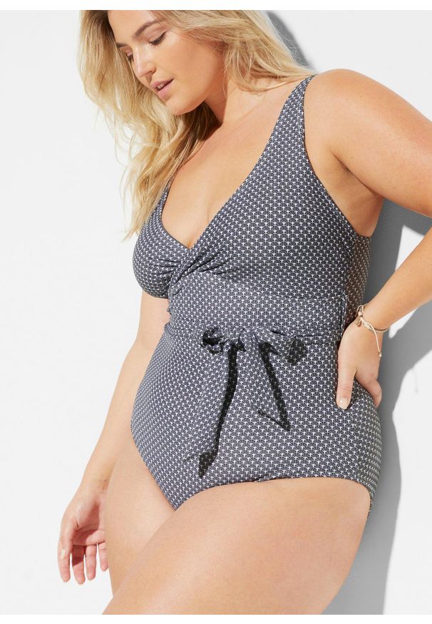 bonprix - Kostium kąpielowy. Kolor: biały