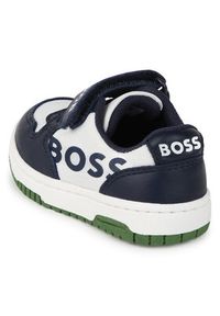 BOSS - Boss Sneakersy J50875 S Granatowy. Kolor: niebieski